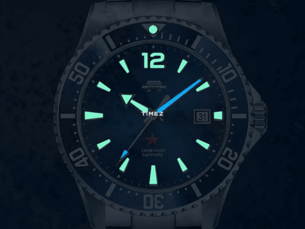 Beijing Watch,Expedition 42mm,42mm,Stainless Steel,Blue,Automatic,Day,Sapphire,BG220001