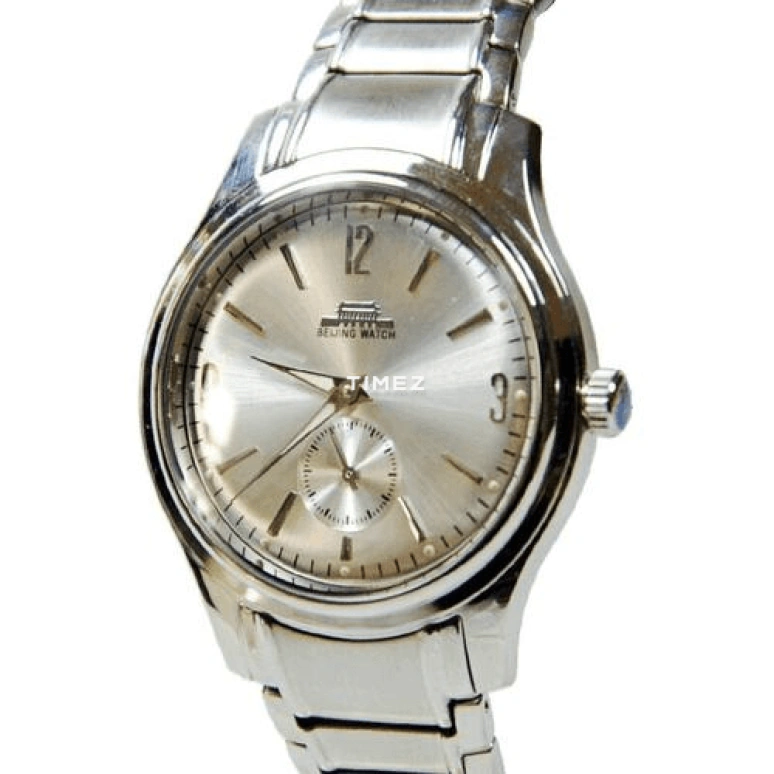 Beijing Watch,Mechanical 40mm,40mm,Stainless Steel,Silver,Grey,Automatic,Sapphire,Crystal Glass,Round,B060200901S