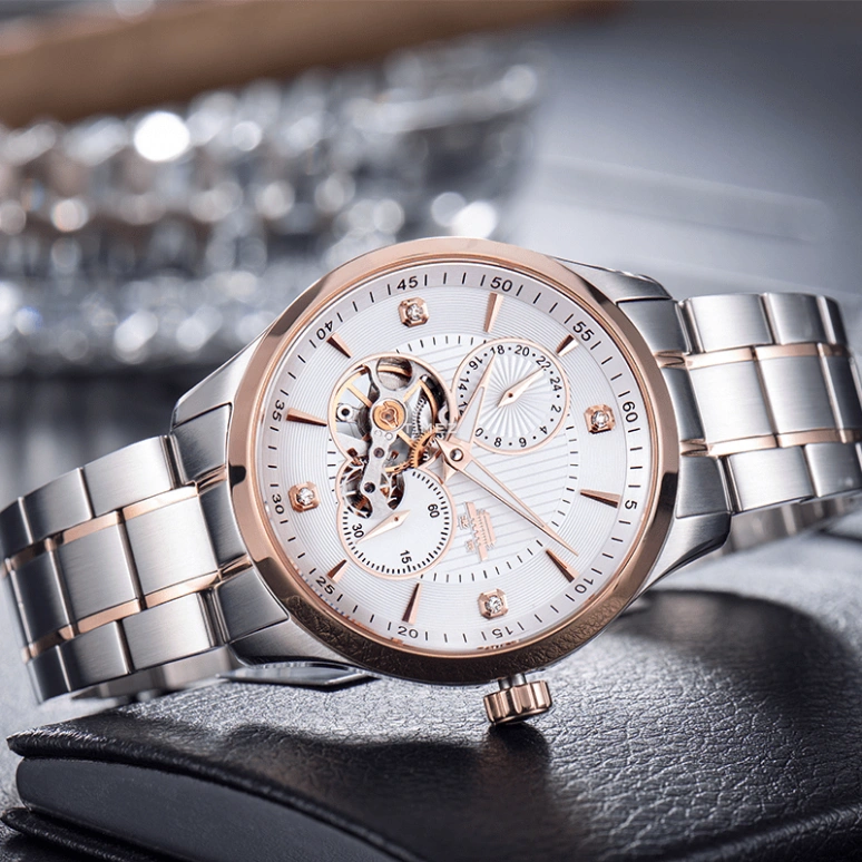 Beijing Watch,Mechanical 40mm,40mm,Stainless Steel,White,Automatic,Chronograph,Sapphire,Crystal Glass,B062201309P