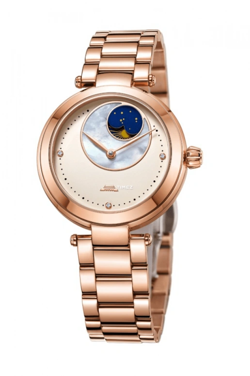 Beijing Watch,Inspiration 32.50mm,32.50mm,Stainless Steel,Rose Gold,Cream,Automatic,Sapphire,Round,BL020016