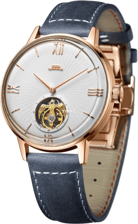 Beijing Watch,Bladelegant 43mm,43mm,Stainless Steel,Rose Gold,White,Handwound,Tourbillon,Sapphire,Crystal Glass,BG080003