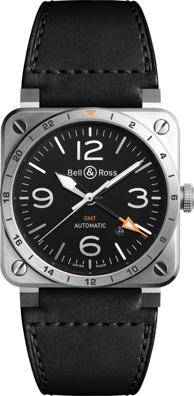 Bell & Ross Instruments BR0393-GMT-ST/SCA