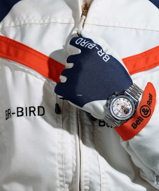 Bell & Ross,Vintage 41mm,41mm,Stainless Steel,White,Automatic,Chronograph,42hours,BRV294,BRV294-BB-ST/SCA