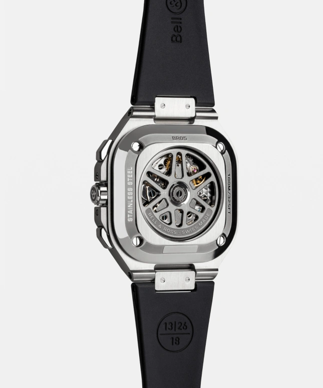 Bell & Ross,Urban 41mm,41mm,Stainless Steel,Rose Gold,Grey,Automatic,Chronograph,Day,BR05C,BR05C-RTH-STPG/SRB