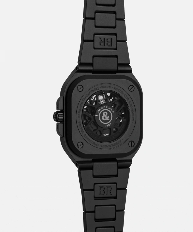 Bell & Ross,Urban 41mm,41mm,Ceramic,Transparent,Automatic,Sapphire,Crystal Glass,Other,BR05A,BR05A-BLM-SKCE/SCE