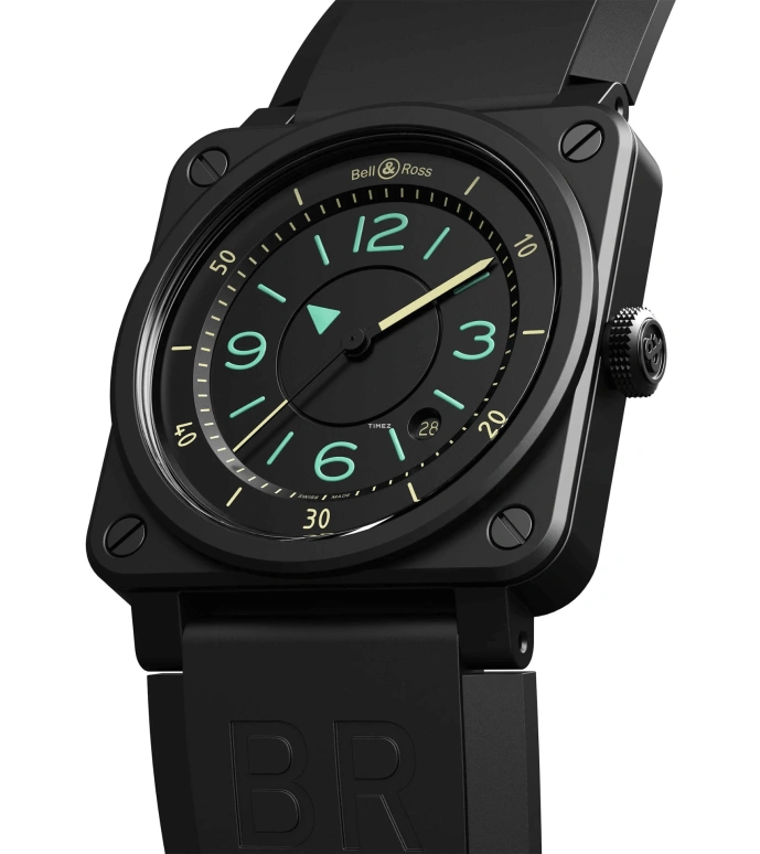 Bell & Ross,Instruments 42mm,42mm,Ceramic,Black,Automatic,BR0392,BR0392-IDC-CE-SRB