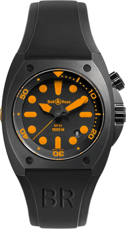 Bell & Ross Marine BR02-ORANGE