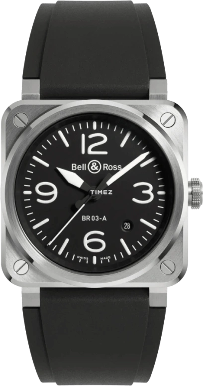 Bell & Ross BR-03 Auto BR03A-BL-ST/SRB