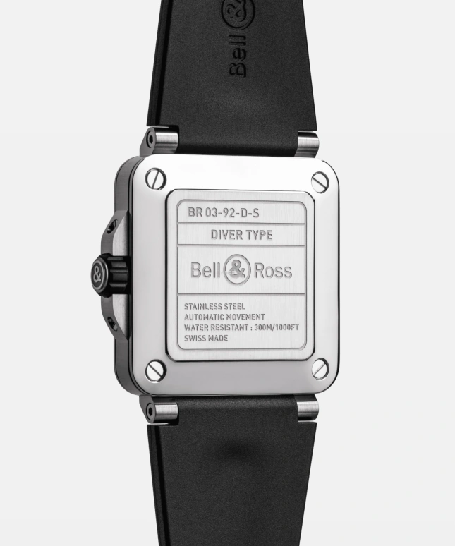 Bell & Ross,BR-03 Diver 42mm,42mm,Stainless Steel,White,Automatic,Day,54hours,BR03A,BR03A-D-WH-ST/SRB