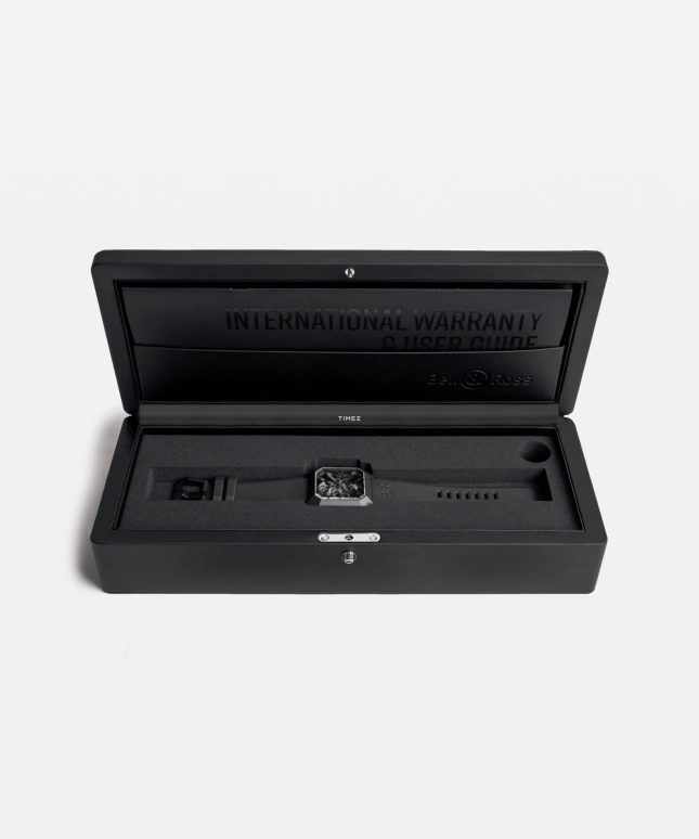 Bell & Ross,Instruments 42mm,42mm,Ceramic,Black,Skeleton,Automatic,Sapphire,Crystal Glass,Octagon,BR03,BR03-CYBER-CE
