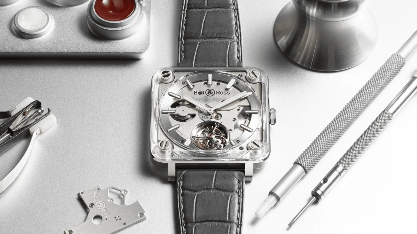 Bell & Ross,Haute-Horlogerie 42.50mm,42.50mm,Stainless Steel,Transparent,Automatic,Tourbillon,Sapphire,Crystal Glass,BRX2,BRX2-MRTB-ST