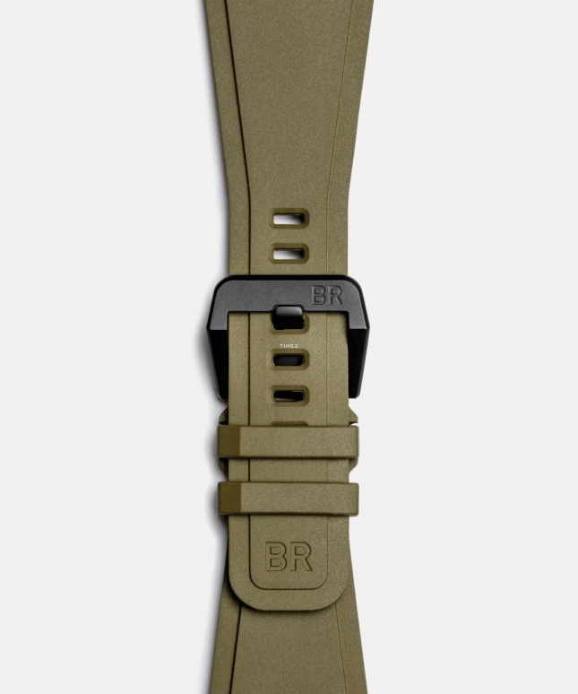 Bell & Ross,Instruments 41mm,41mm,Ceramic,Khaki Green,Automatic,Day,Sapphire,Crystal Glass,BR03A,BR03A-MIL-CE/SRB