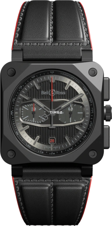 Bell & Ross,Instruments 42mm,42mm,Ceramic,Black,Automatic,Chronograph,Day,BR0394,BR0394-BTR-CE/SCA