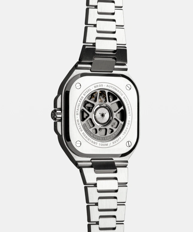 Bell & Ross,Instruments 41mm,41mm,Stainless Steel,Black,Automatic,Day,Dule Time,BR05G,BR05G-BL-ST/SST