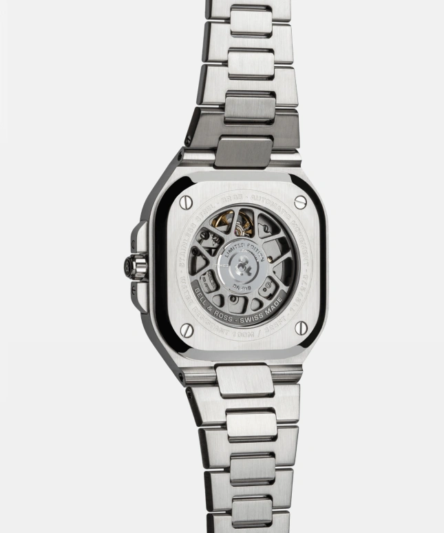 Bell & Ross,Urban 40mm,40mm,Stainless Steel,Silver,Black,Automatic,Day,38hours,BR05A,BR05A-DR-ST/SST
