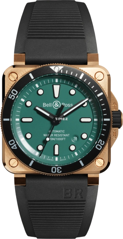 Bell & Ross BR-03 Diver BR0392-D-LT-BR/SRB