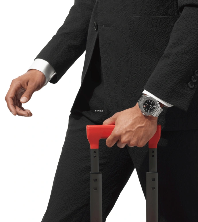 Bell & Ross,Instruments 41mm,41mm,Stainless Steel,Black,Automatic,Day,Dule Time,BR05G,BR05G-BL-ST/SST