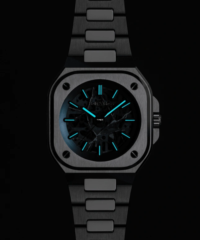Bell & Ross,Urban 40mm,40mm,Stainless Steel,Ice Blue,Automatic,54hours,In-house Caliber,BR05A,BR05A-AB-SKST/SST