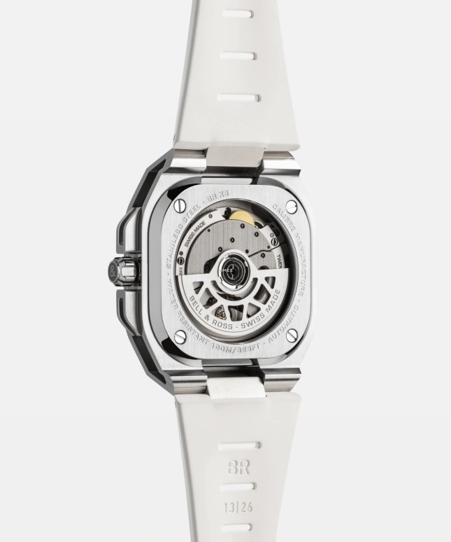Bell & Ross,Urban 41mm,41mm,Stainless Steel,Green,Automatic,Day,Power Reserve Indicator,BRX5R,BRX5R-IRS-ST/SRB