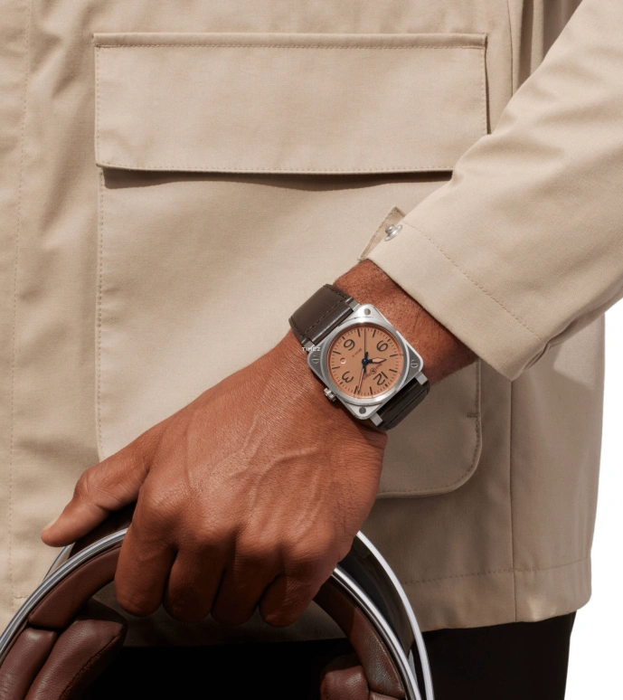 Bell & Ross,BR-03 Auto 41mm,41mm,Stainless Steel,Copper,Automatic,Day,54hours,BR03A,BR03A-GB-ST/SCA