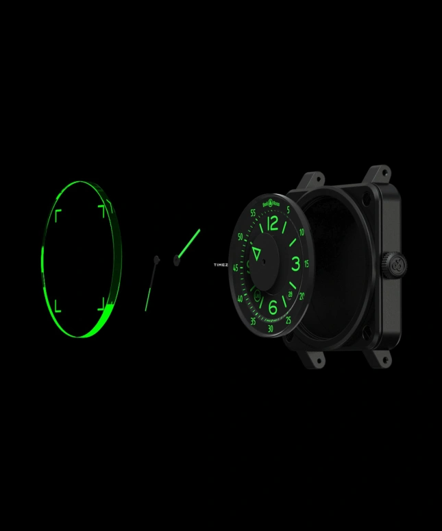 Bell & Ross,Instruments 42mm,42mm,Ceramic,Black,Automatic,Day,38hours,BR0392,BR0392-HUD-CE/SRB