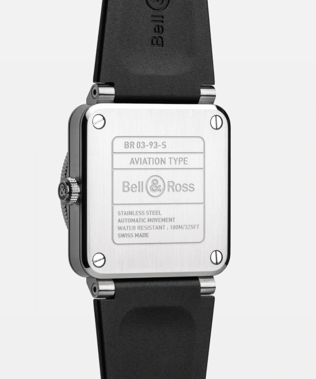Bell & Ross,BR-03 GMT 42mm,42mm,Stainless Steel,Aluminium,Dual,Black,White,Automatic,Day,Dule Time,BR0393,BR0393-COM-ST/SRB