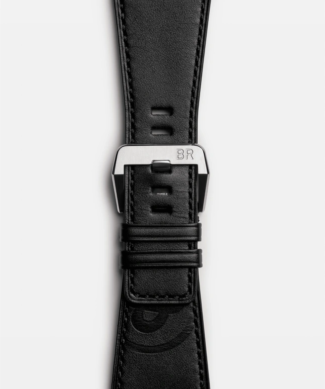 Bell & Ross,Instruments 42mm,42mm,Stainless Steel,Black,Automatic,Dule Time,42hours,BR0393,BR0393-BL-ST/SCA