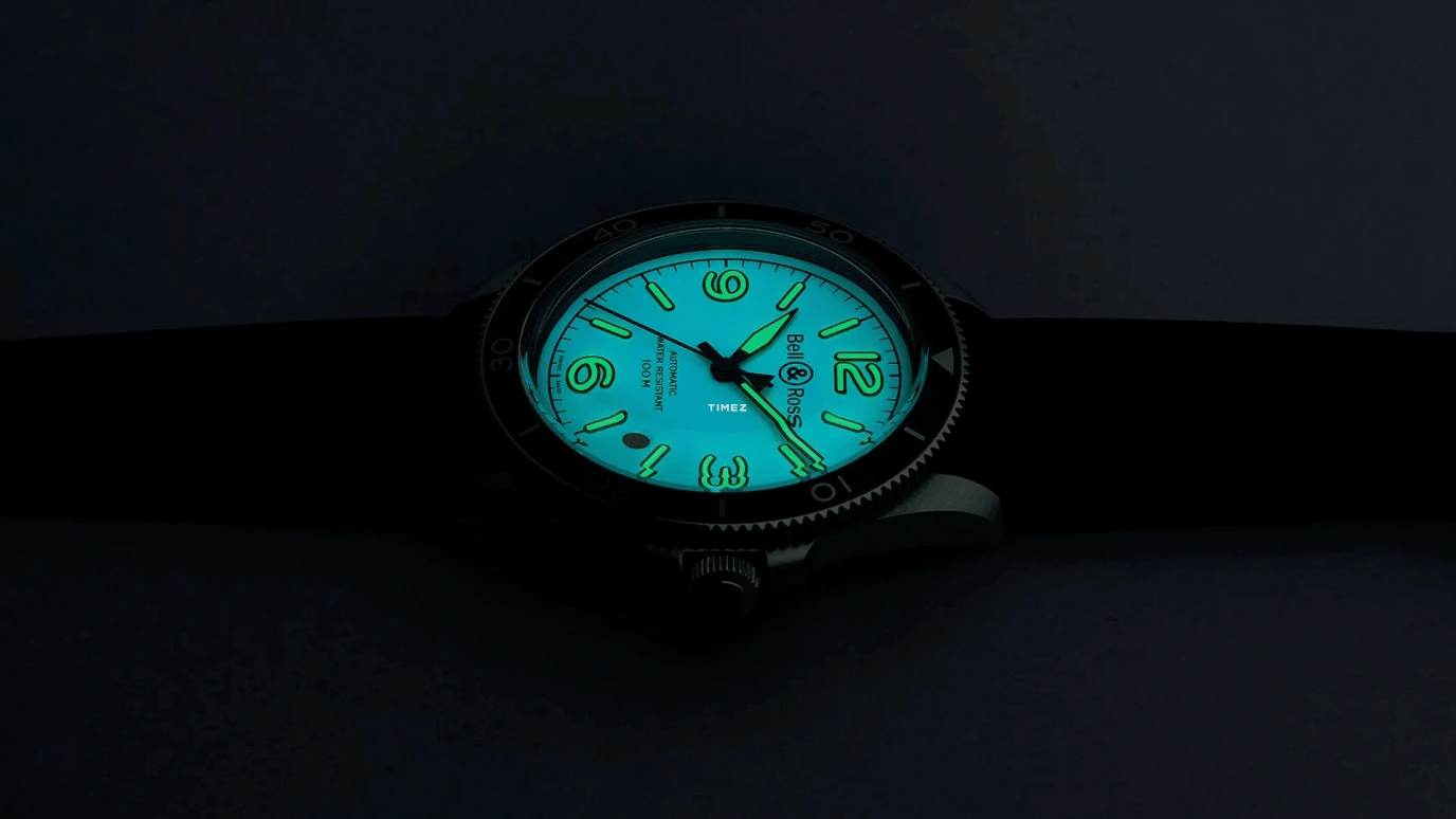 Bell & Ross,Vintage 41mm,41mm,Stainless Steel,Green,Automatic,Day,38hours,BRV292,BRV292-LUM-ST/SRB