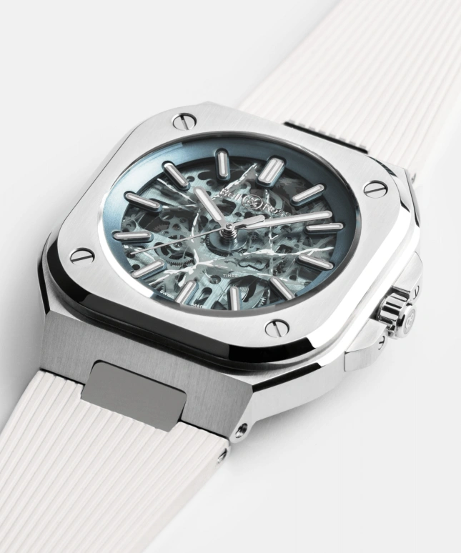 Bell & Ross,Urban 40mm,40mm,Stainless Steel,Ice Blue,Automatic,54hours,In-house Caliber,BR05A,BR05A-AB-SKSTSRB
