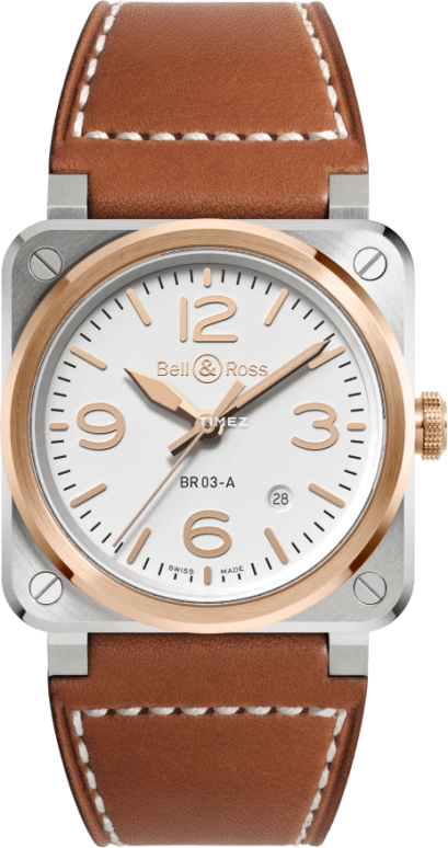 Bell & Ross Instruments BR03A-WH-STPG/SCA