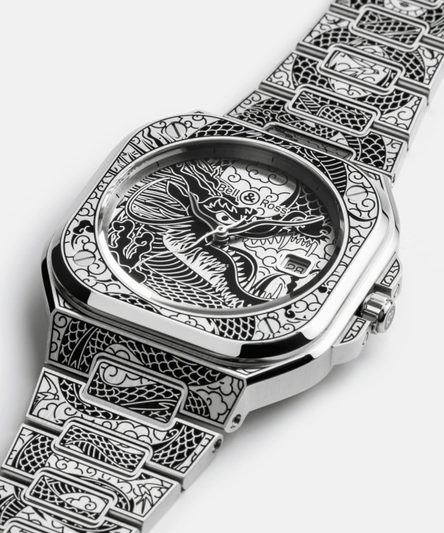 Bell & Ross,Urban 40mm,40mm,Stainless Steel,Silver,Black,Automatic,Day,38hours,BR05A,BR05A-DR-ST/SST