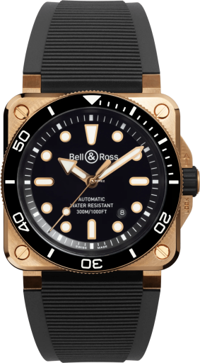 Bell & Ross BR-03 Diver BR03A-D-BL-BR/SRB