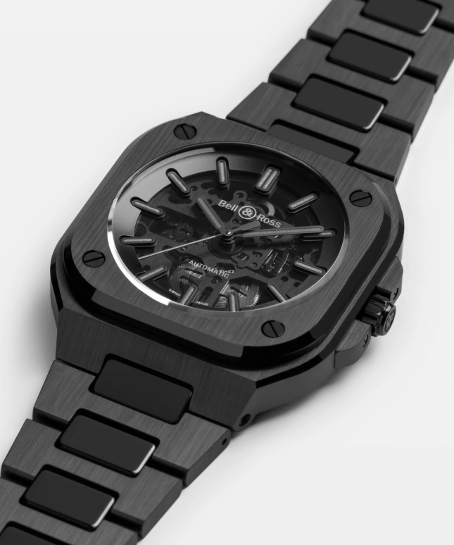 Bell & Ross,BR-05 Auto 41mm,41mm,Ceramic,Black,Automatic,54hours,In-house Caliber,BR05A,BR05A-PH-SK-CE/SCE