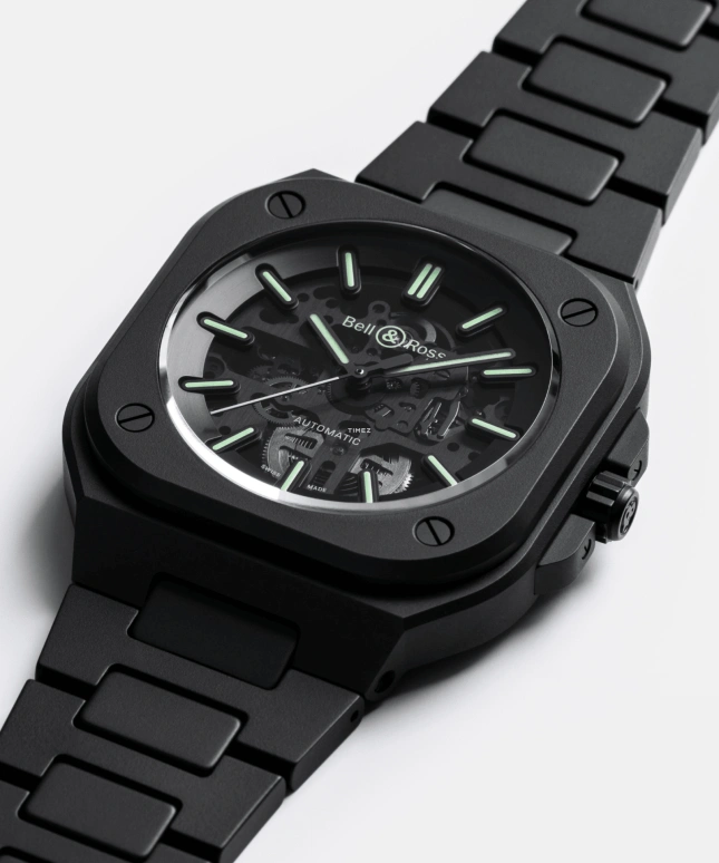 Bell & Ross,Urban 41mm,41mm,Ceramic,Transparent,Automatic,Sapphire,Crystal Glass,Other,BR05A,BR05A-BLM-SKCE/SCE