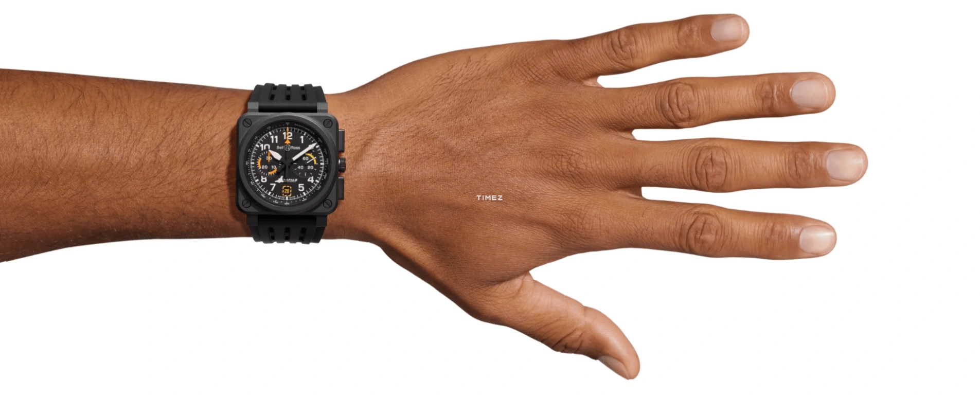 Bell & Ross,BR-03 Chrono 42mm,42mm,Ceramic,Black,Automatic,Chronograph,Day,BR0394,BR0394-RSD-CE/SRB