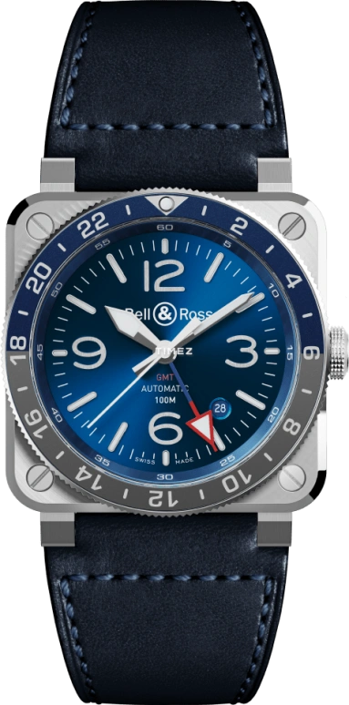 Bell & Ross Instruments BR0393-BLU-ST/SCA