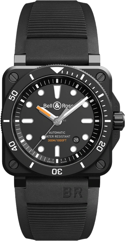 Bell & Ross Instruments BR0392-D-BL-CE/SRB