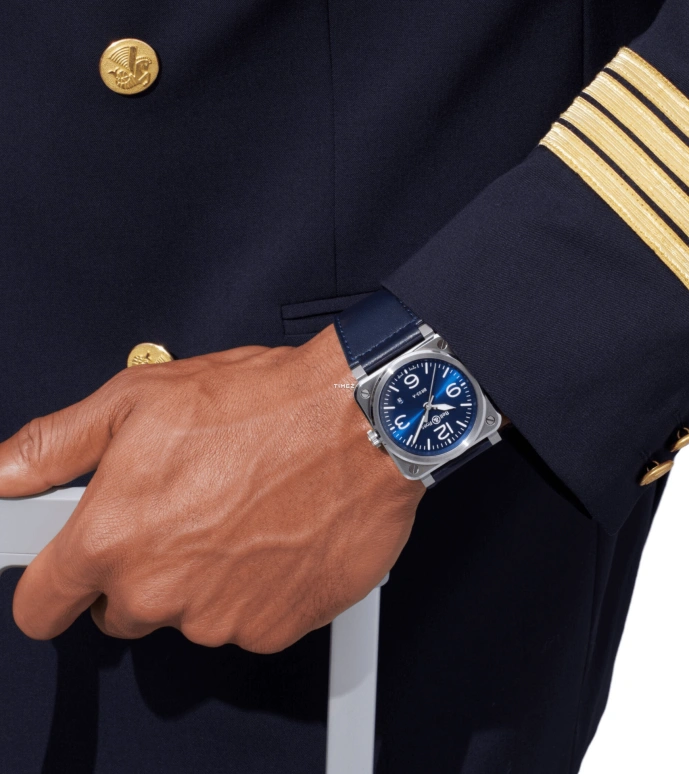 Bell & Ross,BR-03 Auto 41mm,41mm,Stainless Steel,Blue,Automatic,Day,54hours,BR03A,BR03A-BLU-ST/SCA