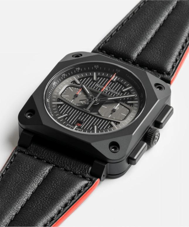 Bell & Ross,Instruments 42mm,42mm,Ceramic,Black,Automatic,Chronograph,Day,BR0394,BR0394-BTR-CE/SCA
