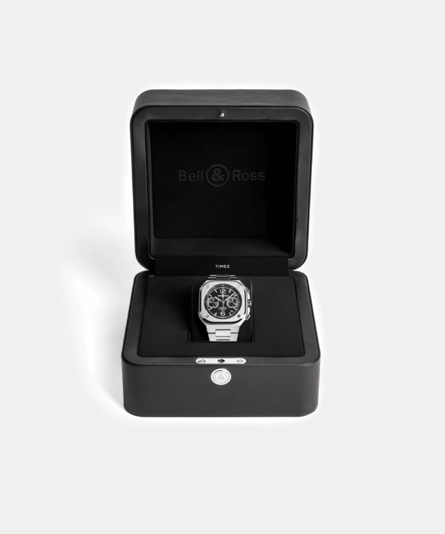 Bell & Ross,Urban 42mm,42mm,Stainless Steel,Black,Automatic,Chronograph,Day,BR05C,BR05C-BLC-ST/SST