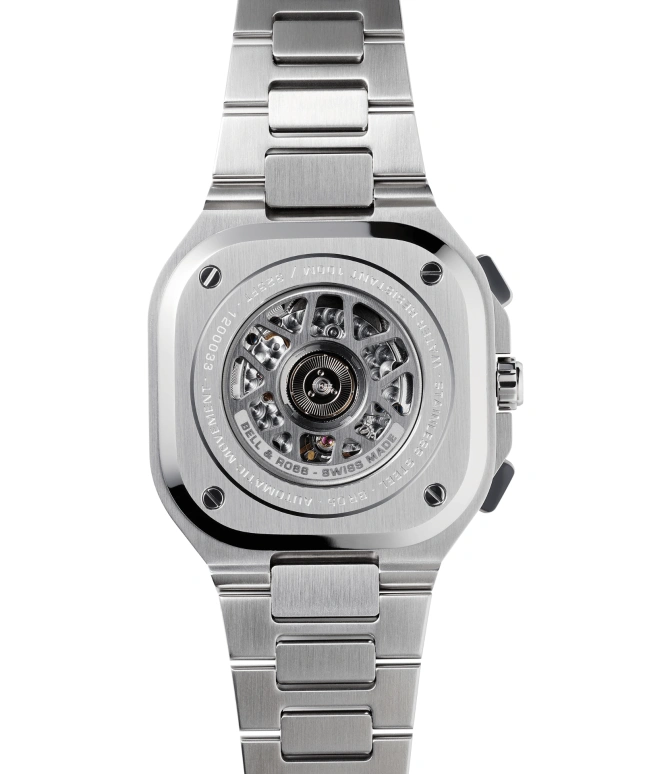 Bell & Ross,Instruments 42mm,42mm,Stainless Steel,Blue,Automatic,Chronograph,Day,BR05C,BR05C-BU-ST/SRB
