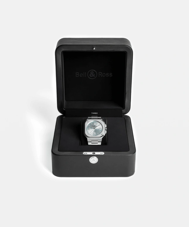 Bell & Ross,BR-03 Auto 36mm,36mm,Stainless Steel,Ice Blue,Automatic,54hours,In-house Caliber,BR05A,BR05A-S-BU-ST/SST