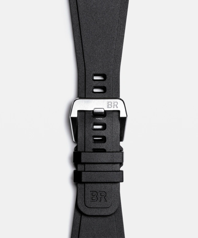 Bell & Ross,BR-03 GMT 42mm,42mm,Stainless Steel,Aluminium,Dual,Black,White,Automatic,Day,Dule Time,BR0393,BR0393-COM-ST/SRB