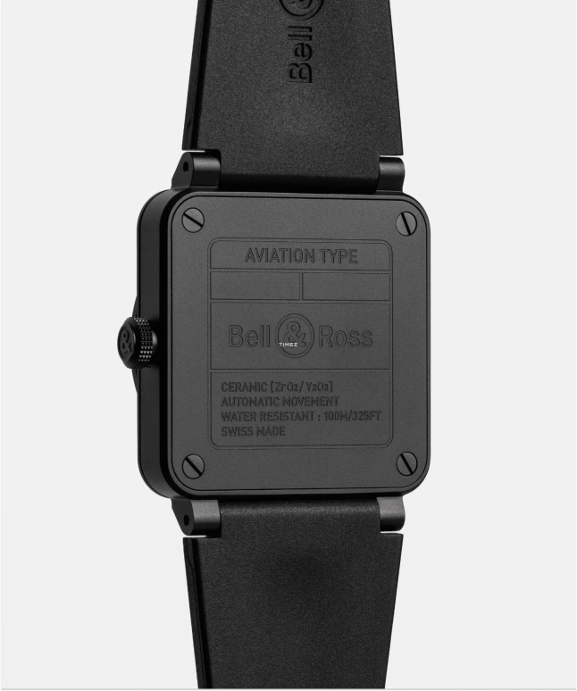 Bell & Ross,Flight Instruments 41mm,41mm,Ceramic,Blue,Black,Automatic,54hours,In-house Caliber,BR03A,BR03A-HRZ-CE/SRB