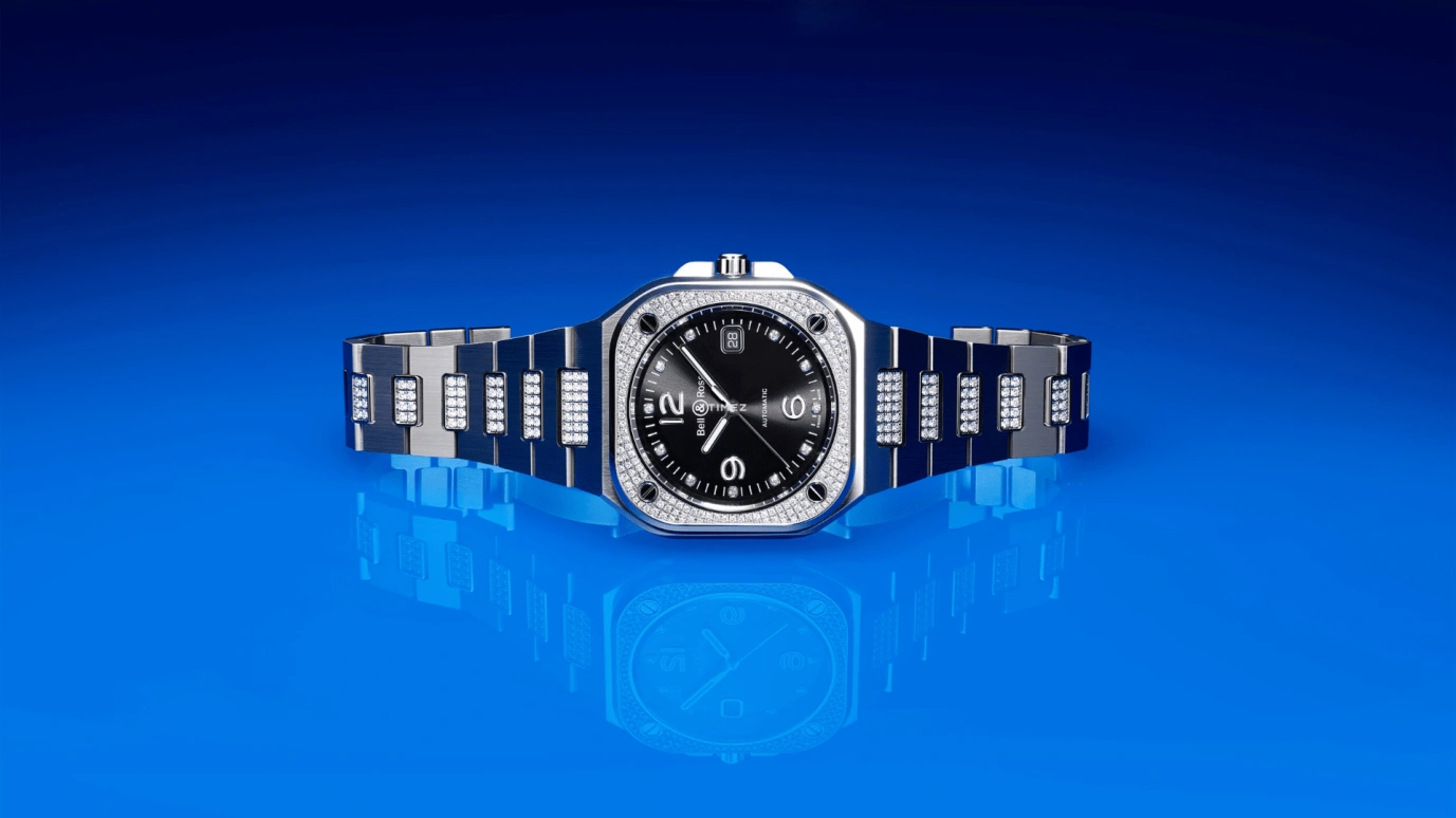 Bell & Ross,Instruments 40mm,40mm,Stainless Steel,Black,Automatic,Day,38hours,BR05A,BR05A-BL-STFLD/SFD