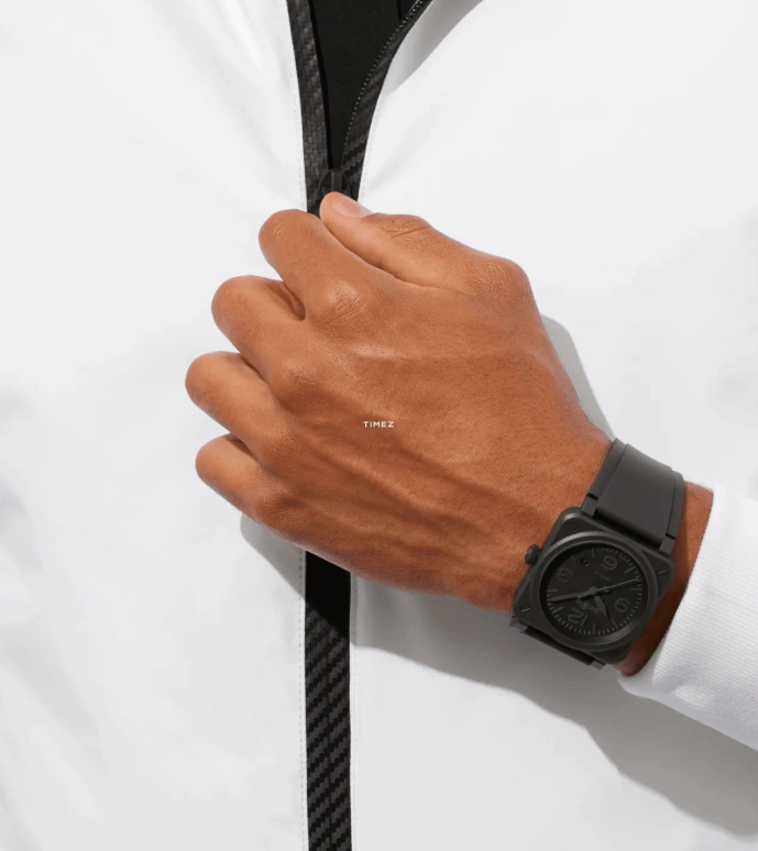 Bell & Ross,Instruments 41mm,41mm,Ceramic,Black,Automatic,Day,Sapphire,Crystal Glass,BR03A,BR03A-PH-CE/SRB