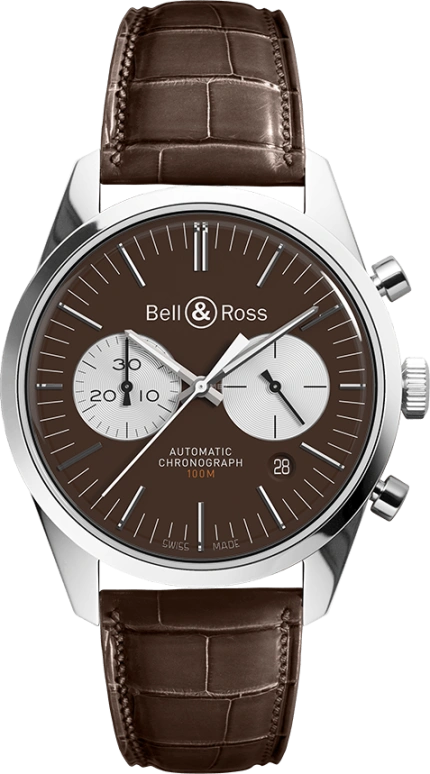 Bell & Ross Vintage BRG126-BRN-ST/SCR