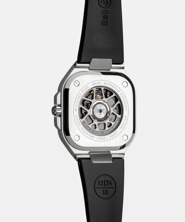 Bell & Ross,Urban 41mm,41mm,Stainless Steel,Silver White,Automatic,Day,Dule Time,BR05G,BR05G-SI-ST/SRB