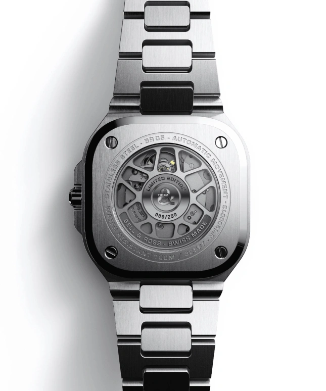 Bell & Ross,BR-05 Auto 40mm,40mm,Stainless Steel,Grey,Automatic,Day,38hours,BR05A,BR05A-BL-GLST/SST