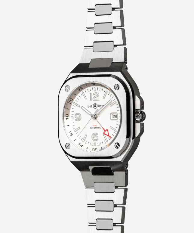 Bell & Ross,Urban 41mm,41mm,Stainless Steel,Silver White,Automatic,Day,Dule Time,BR05G,BR05G-SI-ST/SST